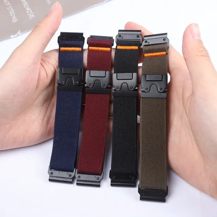 Bracelet de montre 22mm 26mm pour Garmin Fenix 8 7 Pro 7S 6X 5X 5Plus Venu 3 47mm 41mm bracelet Parachute correa bandes Garmin Forerunner