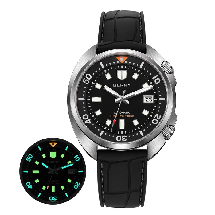 BERNY – montre de plongée automatique pour hommes