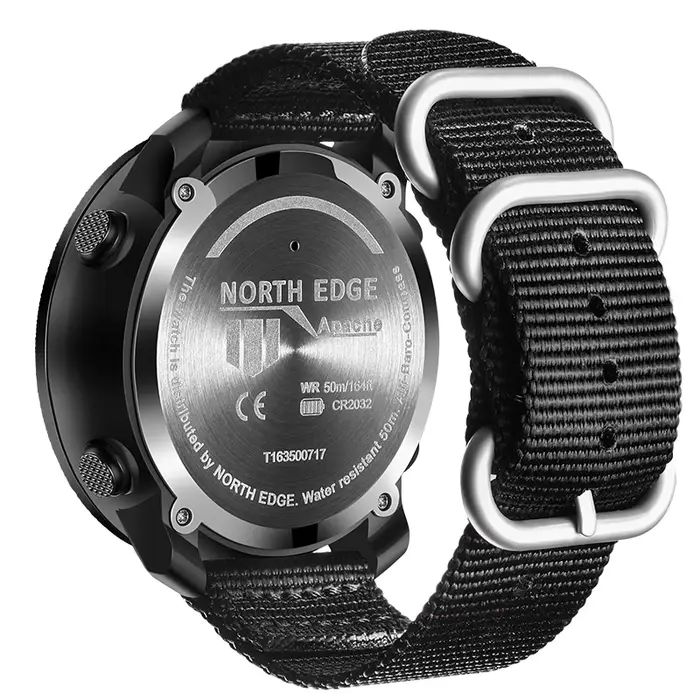 NORTH EDGE APACHE montre intelligente pour hommes altimètre baromètre boussole armée militaire Smartwatch natation course horloge étanche 50m