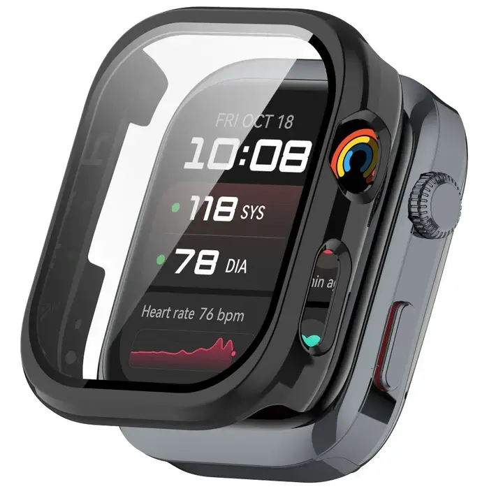 Verre trempé + boîtier PC pour Huawei Watch D2 protecteur d'écran anti-rayures pare-chocs housse de