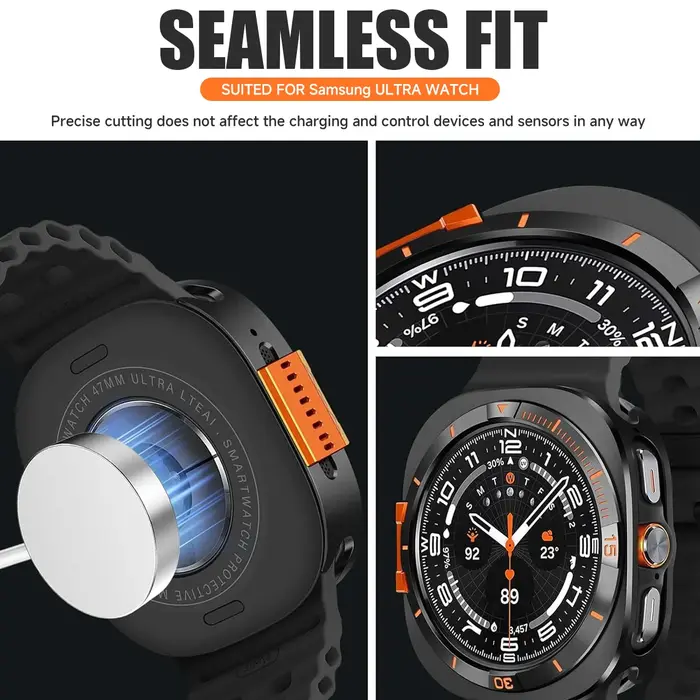 Coque métallique anti-chute pour Samsung Galaxy Watch 8 44mm Ultra 2025 47mm
