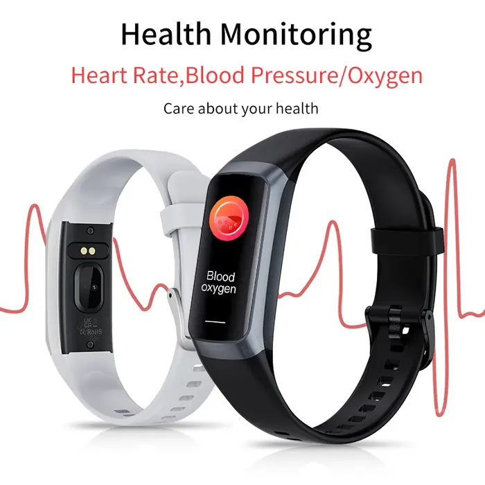 LIGE-Montre connectée étanche pour IOS et Android, écran AMOLED de 1.1 pouces, pour le sport, la natation, l'intérieur et l'extérieur