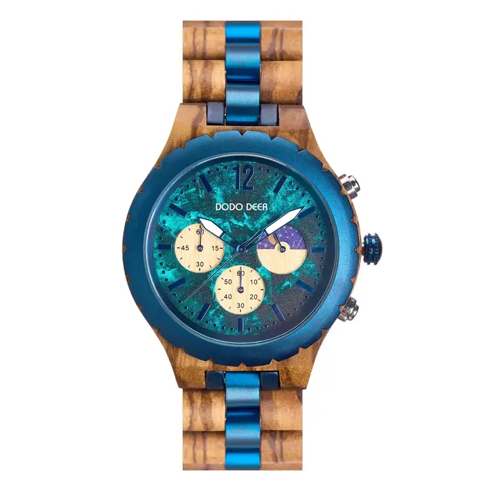 DODO DEER une montre à Quartz en bois pour hommes