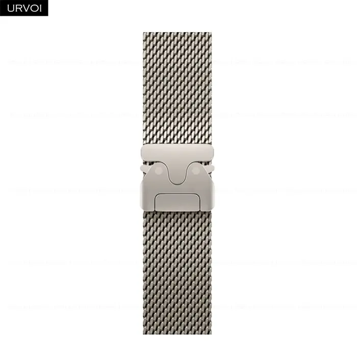 Bracelet URVOI pour Apple Watch Ultra 3 2 Series 11 10 9 8 SE, bracelet en maille d'acier inoxydable