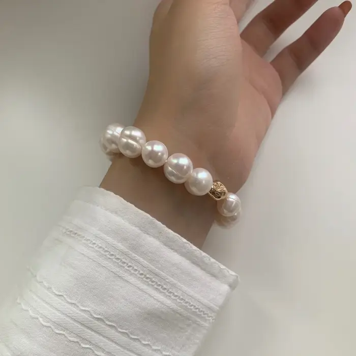 Bracelet de perles d'eau douce naturelles pour femme