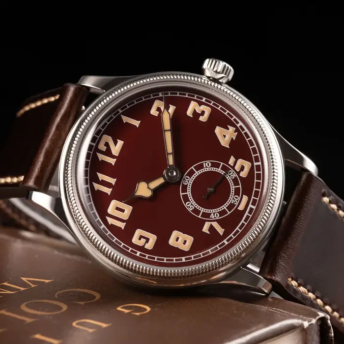 Hruodland-Montre-bracelet classique automatique pour homme