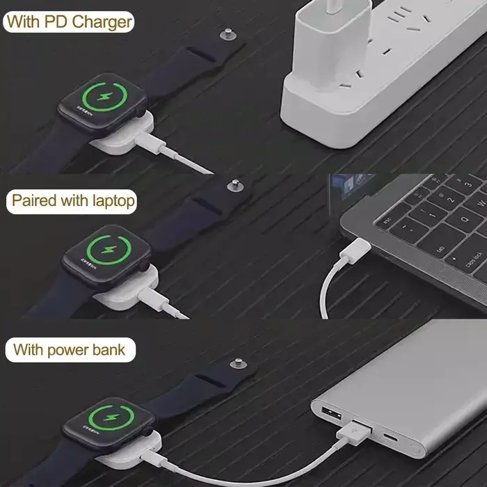Chargeur rapide magnétique sans fil pour Apple Watch série 9