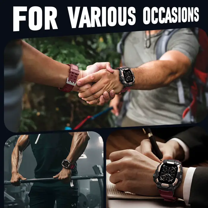 Bracelet tactique pour Apple watch Ultra 2 3 49mm