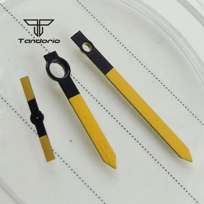 Aiguilles de montre Orange/vert adaptées à UNITAS ETA 6497 6498 ST36