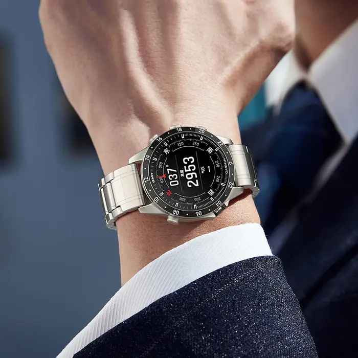 22 26mm titane Marq aviateur Bracelet de montre à ajustement rapide pour Garmin Fenix8 47mm 51mm 6Pro/5XPlus/Instinct2X