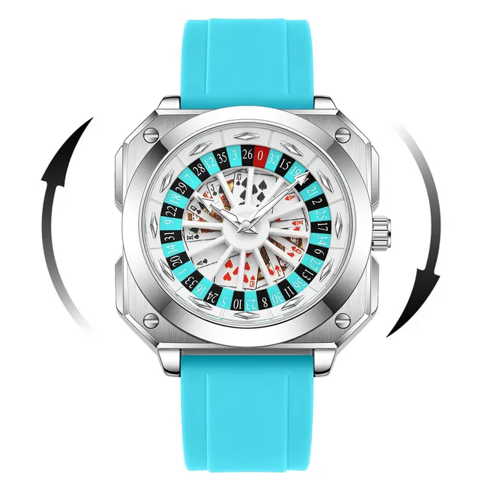 2025 nouvelle montre à Roulette pour hommes VA VA VOOM marque originale Style sportif mode bracelet en Silicone
