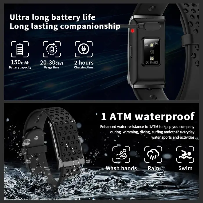 LIGE-Montre Connectée pour Homme et Femme, avec Moniteur d'Activité Physique, Étanche, 2025 Modes de dehors, Cadeau pour Téléphone Android et iOS, Nouvelle Collection 127