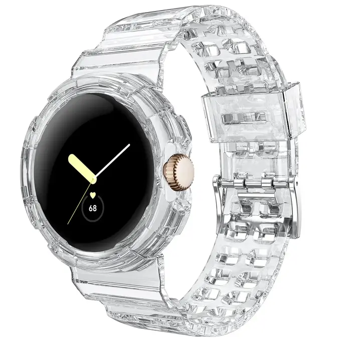 Étui transparent et TPU souple pour Google Pixel Watch 2