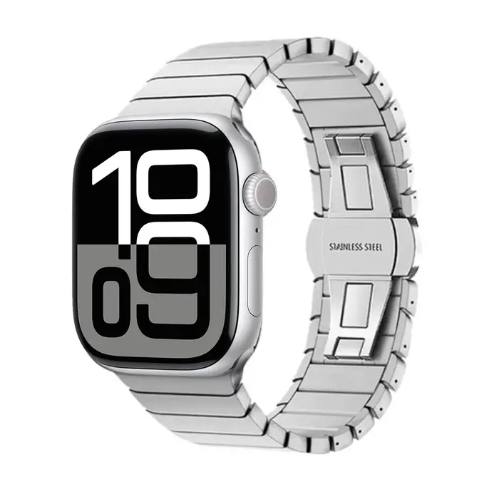 Bracelet en métal pour Apple Watch, 46mm, en acier inoxydable, pour Iwatch série 11 10 Ultra 49mm 42