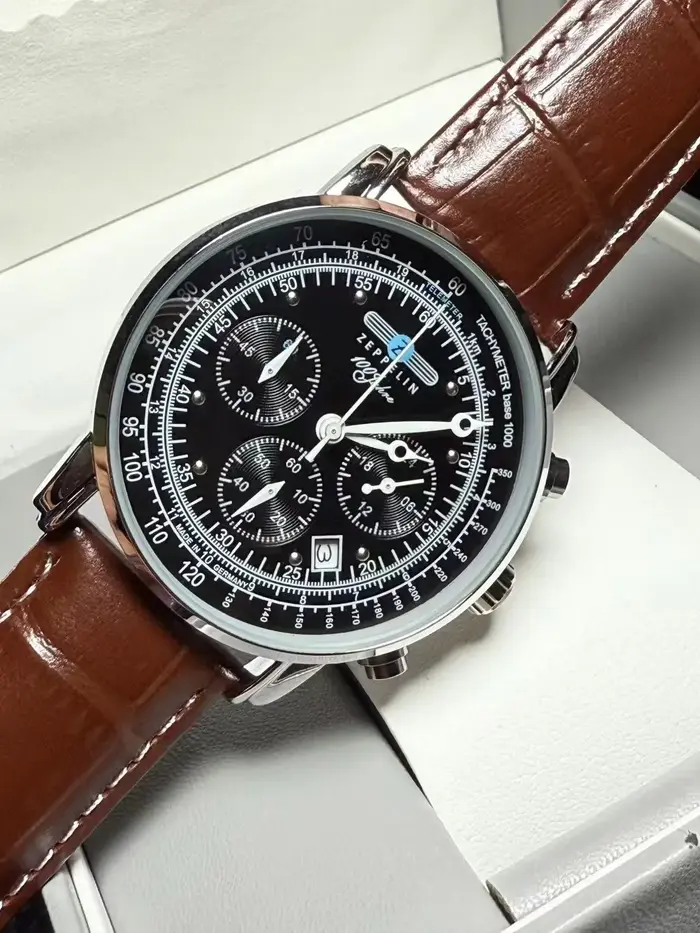 Montre automatique pour homme Zeppelin Airship Commemorative, style rétro, décontractée, tendance, p