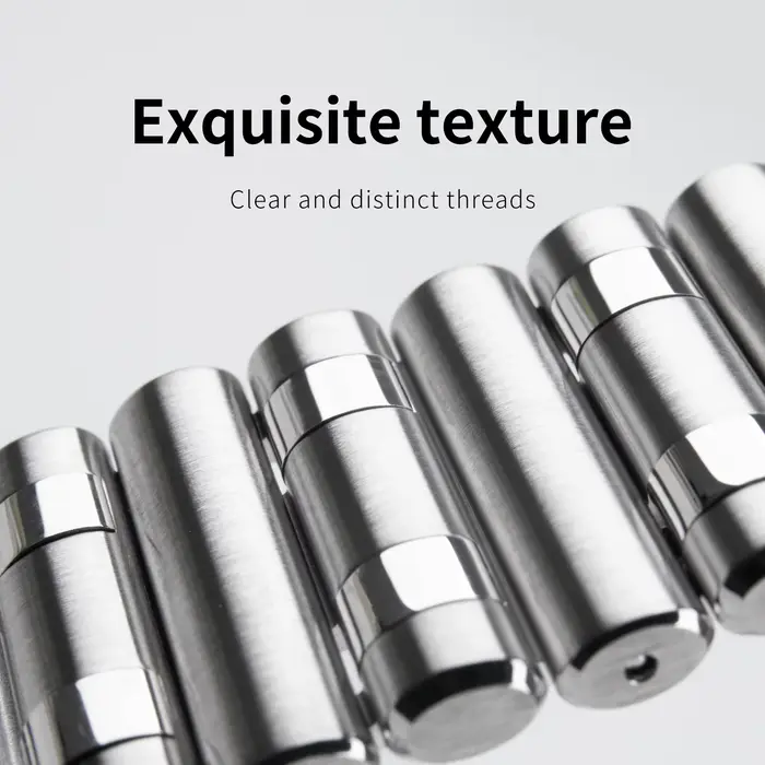 Bracelet de montre en acier inoxydable massif de qualité supérieure
