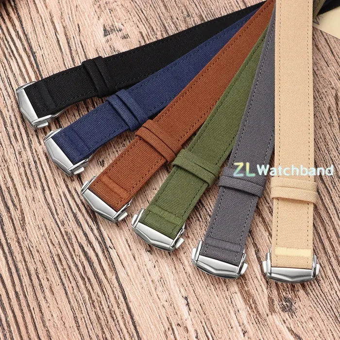 Bracelet de montre en toile de nylon de qualité supérieure pour hommes