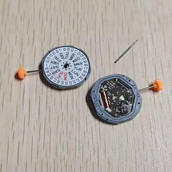 Montre à mouvement à Quartz 1M02 GM02, Double calendrier, 3 aiguilles, avec batterie, accessoires de