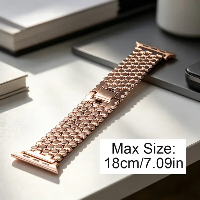 Bracelet en métal nid d'abeille pour Apple Watch Series 49mm 46mm 45mm 44mm 42mm 41mm 40mm