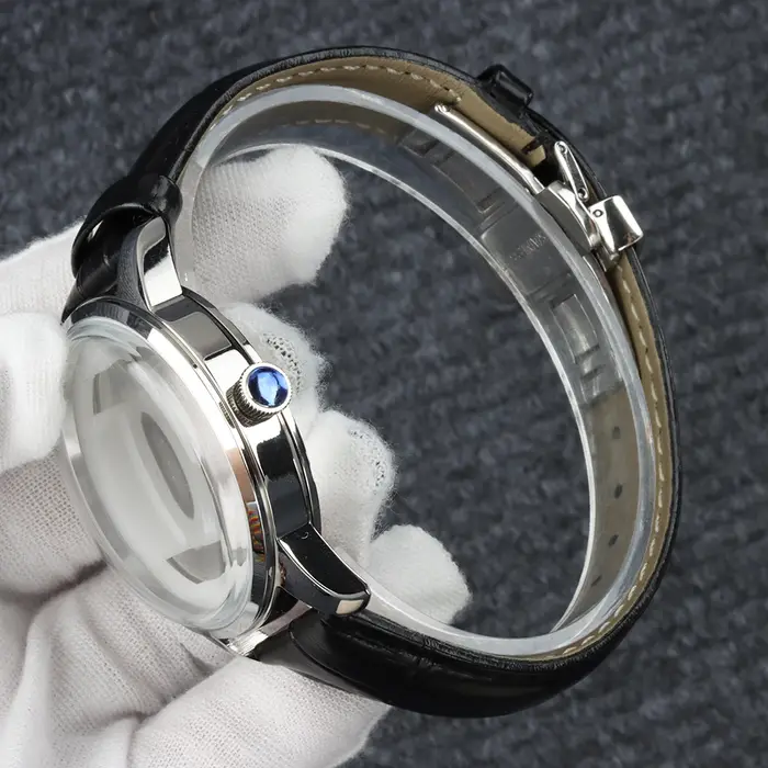 Boîtier de montre Cocktail Time en or rose/argent NH35 40 mm pour Seiko Mod Presage