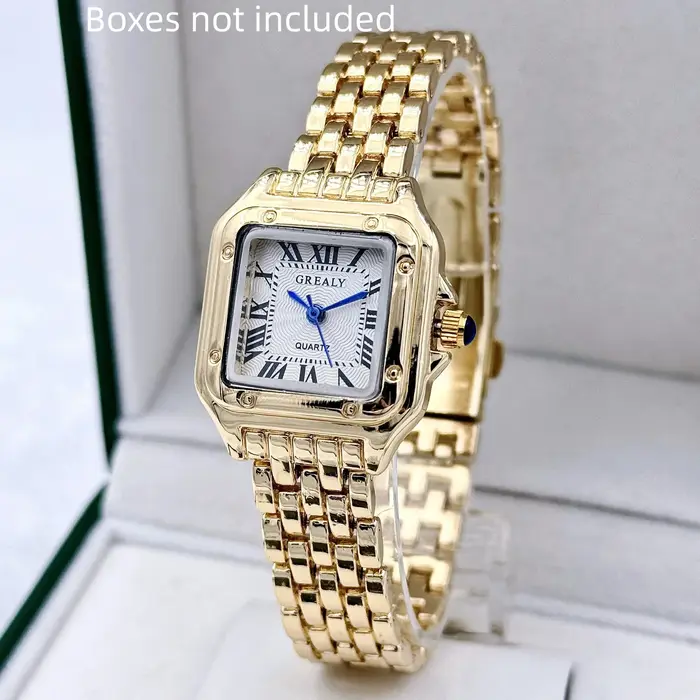 Nouvelles femmes montre lumière marque de luxe affaires or acier inoxydable dames mode montres à Quartz femme horloge