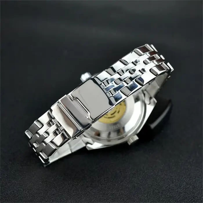 JARAGAR montres squelette doré hommes marque de luxe argent acier inoxydable Auto-vent montre mécanique Sport Relogio Masculino