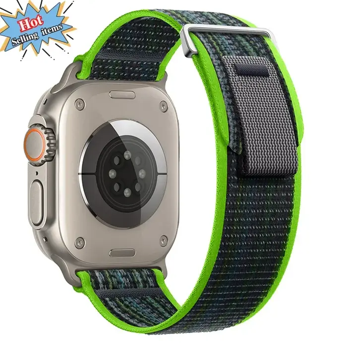 Bracelet à boucle Trail pour Apple Watch Ultra 3/2 49mm série 11 10 9 8 7 46mm 45mm 41mm 42mm