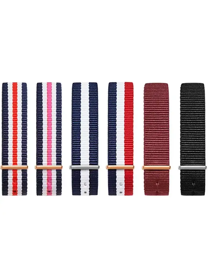 Bracelets de montre en nylon respirant pour hommes et femmes