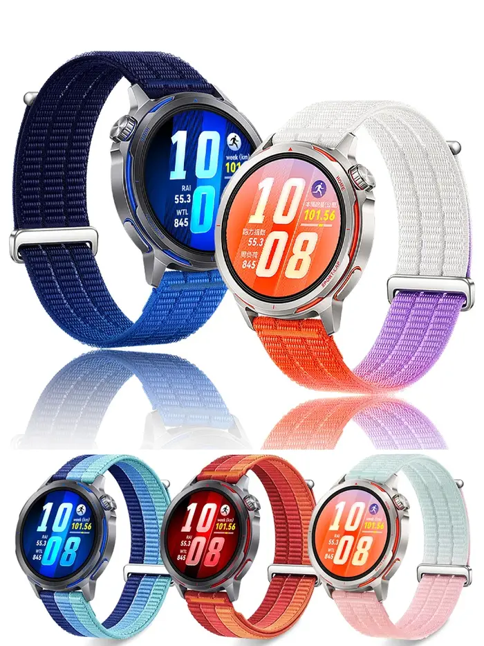 Bracelet de remplacement en Nylon respirant pour montre connectée HUAWEI GT Runner 2