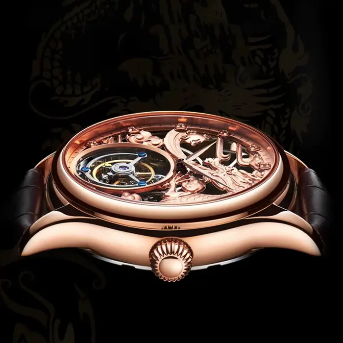 AESOP hommes volant Tourbillon mouvement mécanique automatique montres de luxe