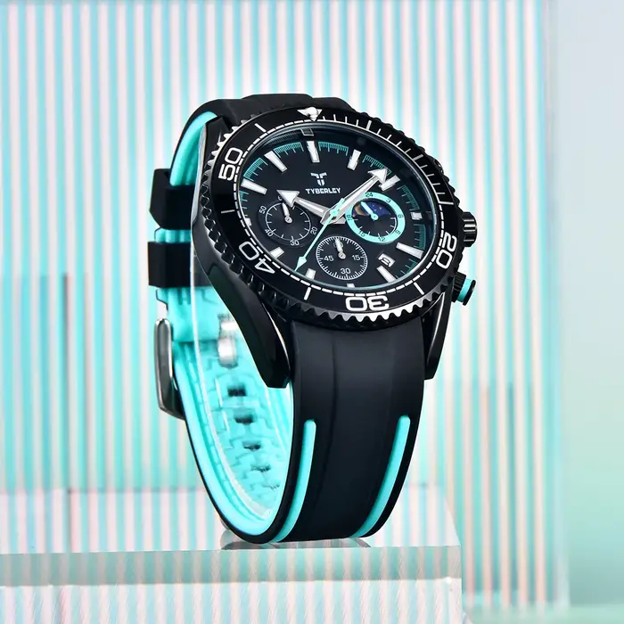 2025 nouvelle montre pour hommes TYBERLEY Top marque Design montres à Quartz de luxe pour homme haut sport horloges étanches homme montres cadeaux