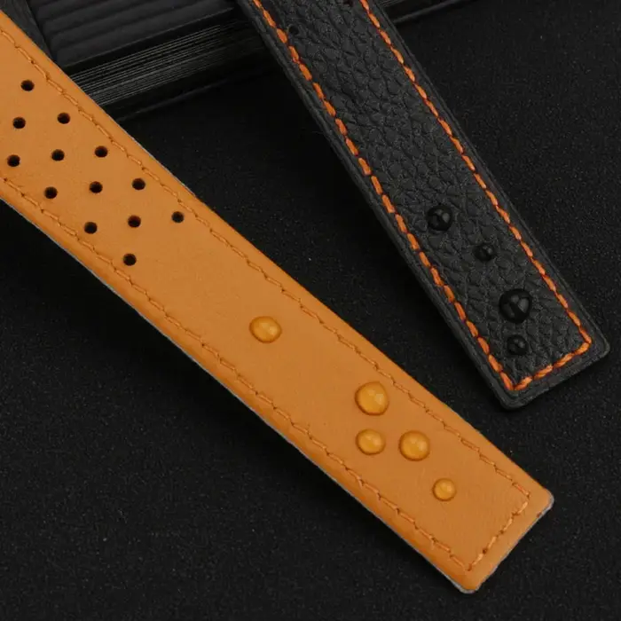 Bracelet de montre en cuir véritable 22mm