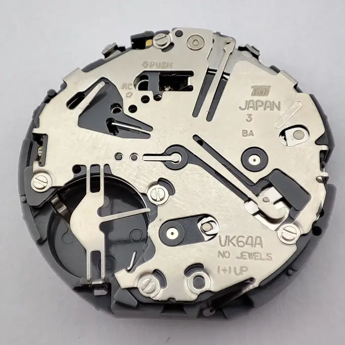 WatchVK64 mouvement VK64A avec batterie