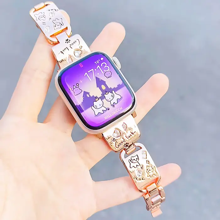 Bracelet de bijoux habnommée pour Apple Watch
