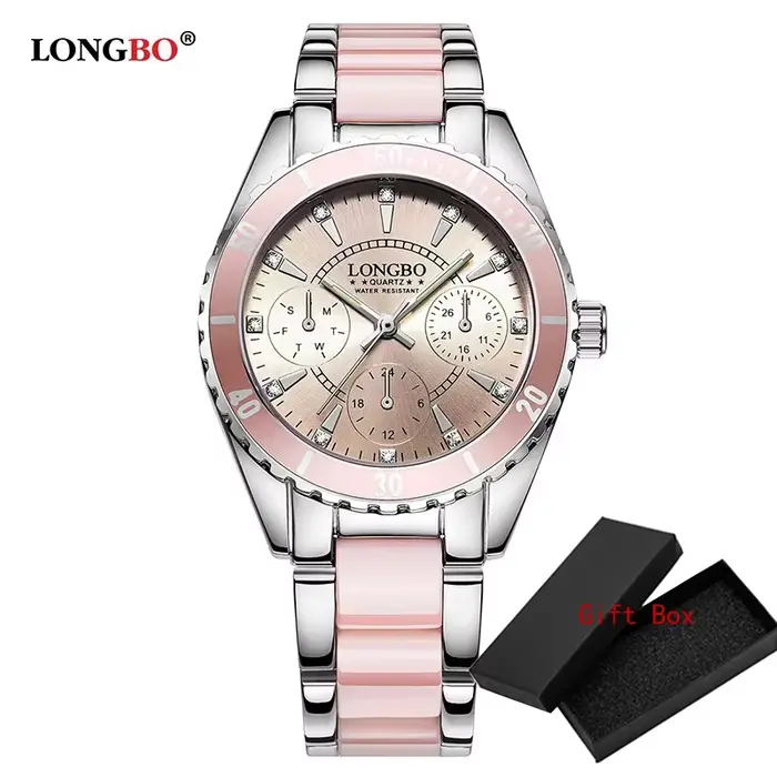 LONGBO – montre-Bracelet en céramique et alliage pour femmes, montre-Bracelet de luxe, à la mode, ca
