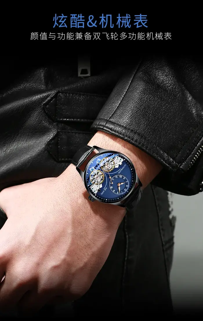 Montre mécanique automatique AILANG authentique pour homme