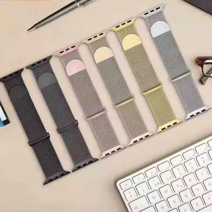 Bracelet milanais pour Apple Watch série 11 10 46mm 42mm 9 8 7 45mm 41mm Ultra 3 2 49mm