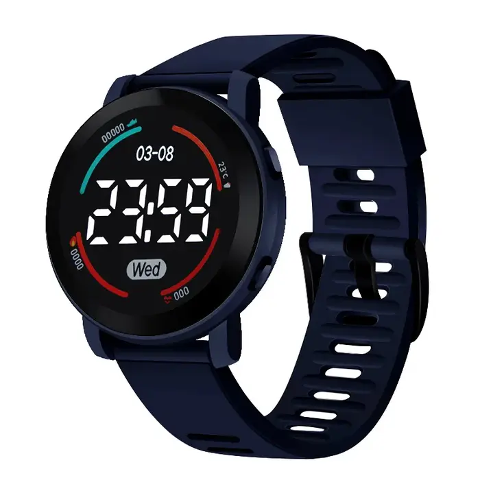 Montres numériques LED pour enfants, montre de sport lumineuse pour enfants, bracelet en silicone, montre électronique pour garçons et filles, Reloj Niño