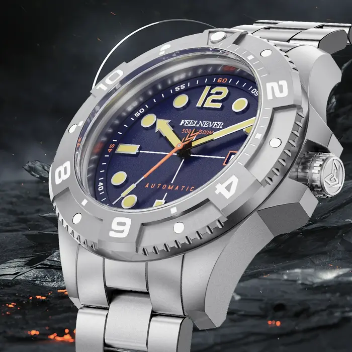 Top marque de luxe montre mécanique Profession Sport décontracté en acier inoxydable automatique montres pour hommes