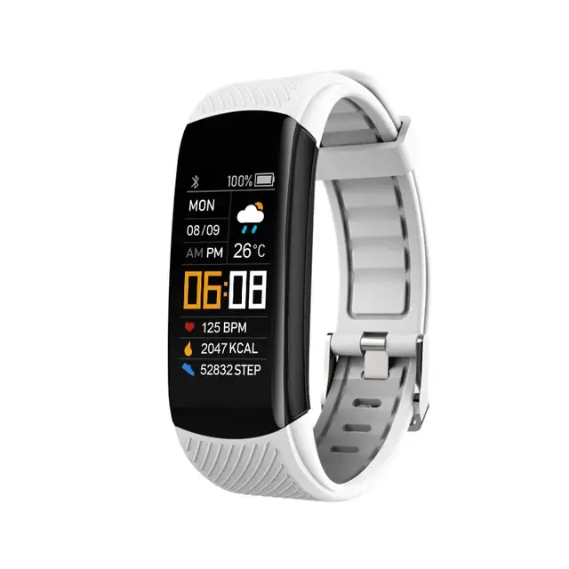 C5S Bracelet intelligent IP67 Support fréquence cardiaque pression artérielle mesure de l'oxygène sa