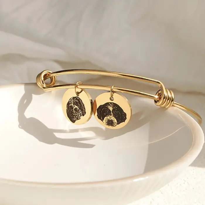 Bracelet personnalisé avec avatar d'animal de compagnie