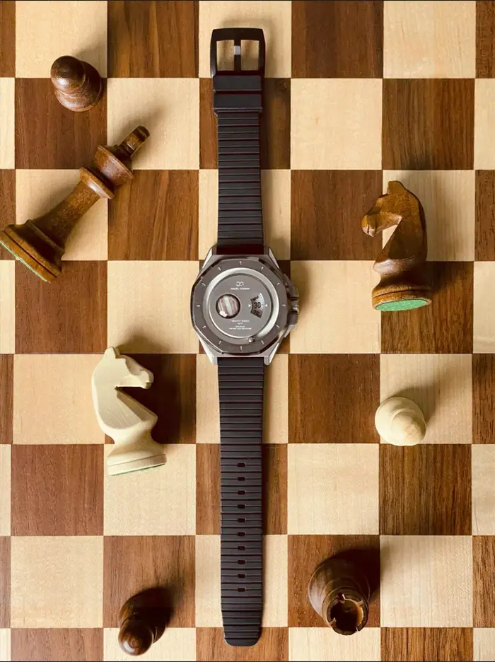 DG0132 Nouvelle montre magnétique en laiton et cuivre, design Gorman 2026, cadeau pour les partenaires, un cadeau attentionné, montre orange émouvante