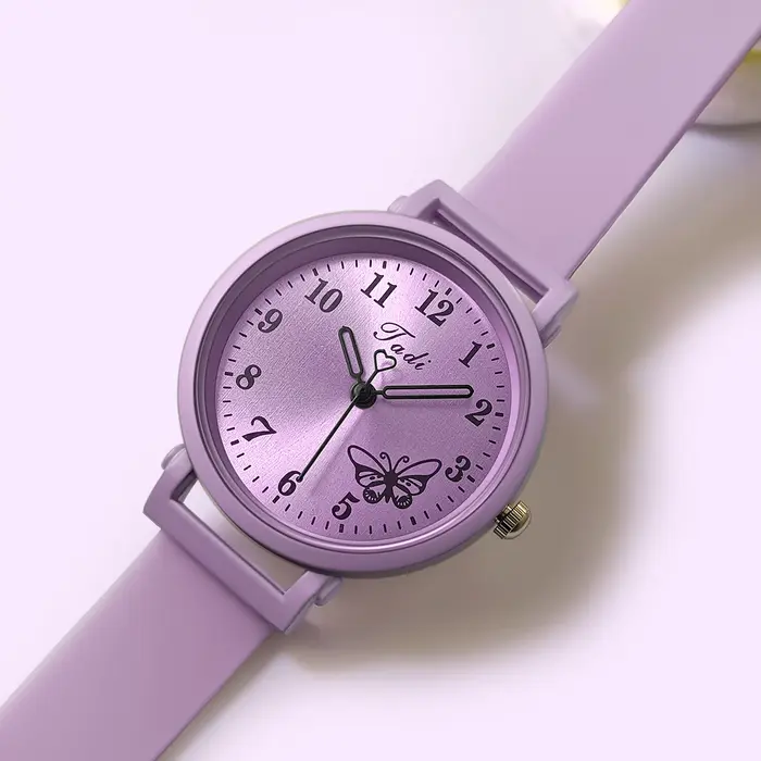Montre pour femme bracelet en Silicone montre-bracelet montres à Quartz femmes horloge décontracté