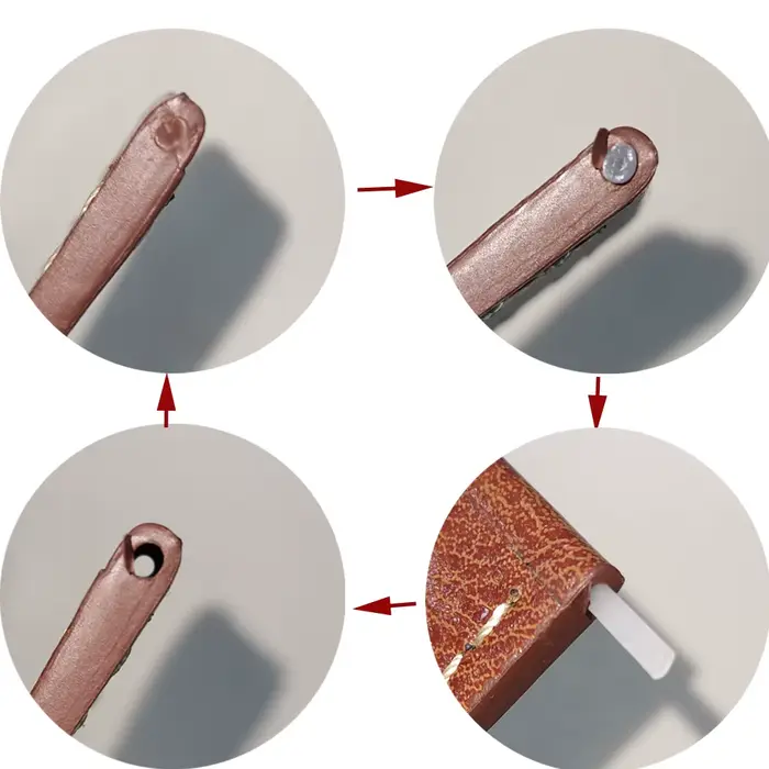 Bracelet de montre en cuir véritable