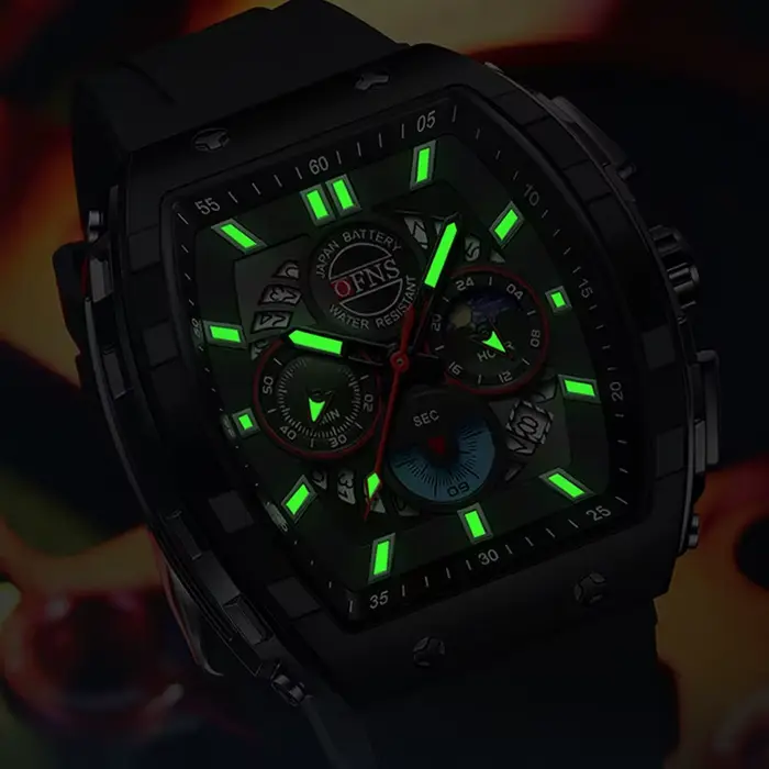 Montres chronographes multifonctions pour hommes