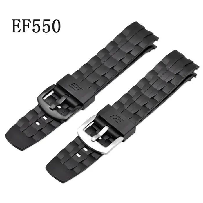 Pour Casio Edifice série Bracelet EF-550/EF523 bracelets de montre en caoutchouc