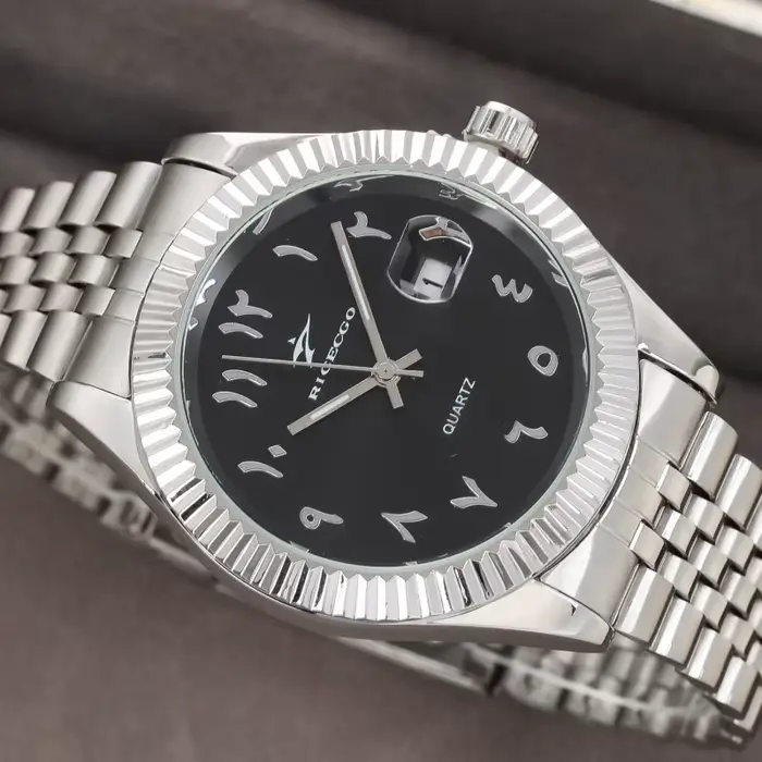 Montres à quartz en acier inoxydable pour hommes, montres-bracelets décontractées pour hommes, horlo