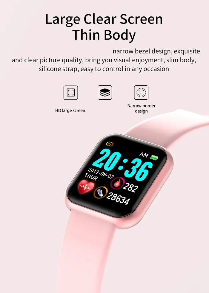 Montre connectée pour femmes et hommes