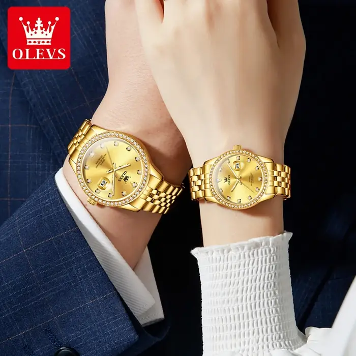 Montres de couple OLEVS 3629