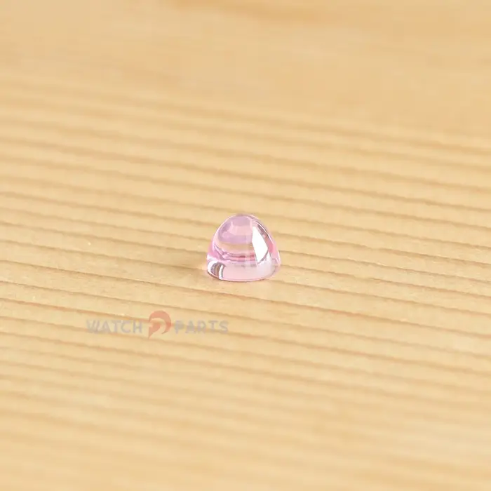 Couronne de montre en Zircon rose pour pièces